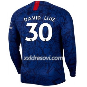 Chelsea DAVID LUIZ 32 Domaći Nogometni Dres 2019-2020 Dugim Rukavima